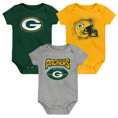 Green Bay Packers Outerstuff Infant Touchdown Long Sleeve Onesie Pant Set