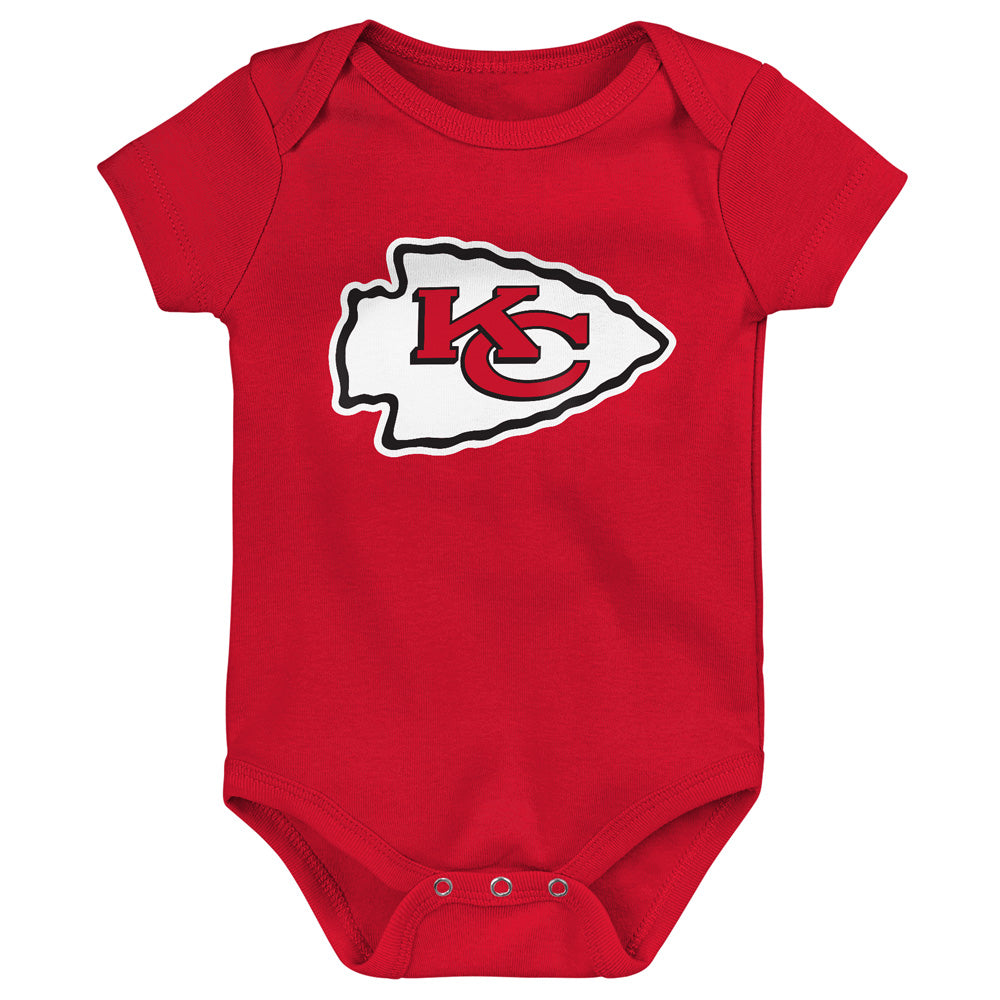 NFL Kansas City Chiefs Infant Outerstuff Born to Be 3-Piece Onesie Set