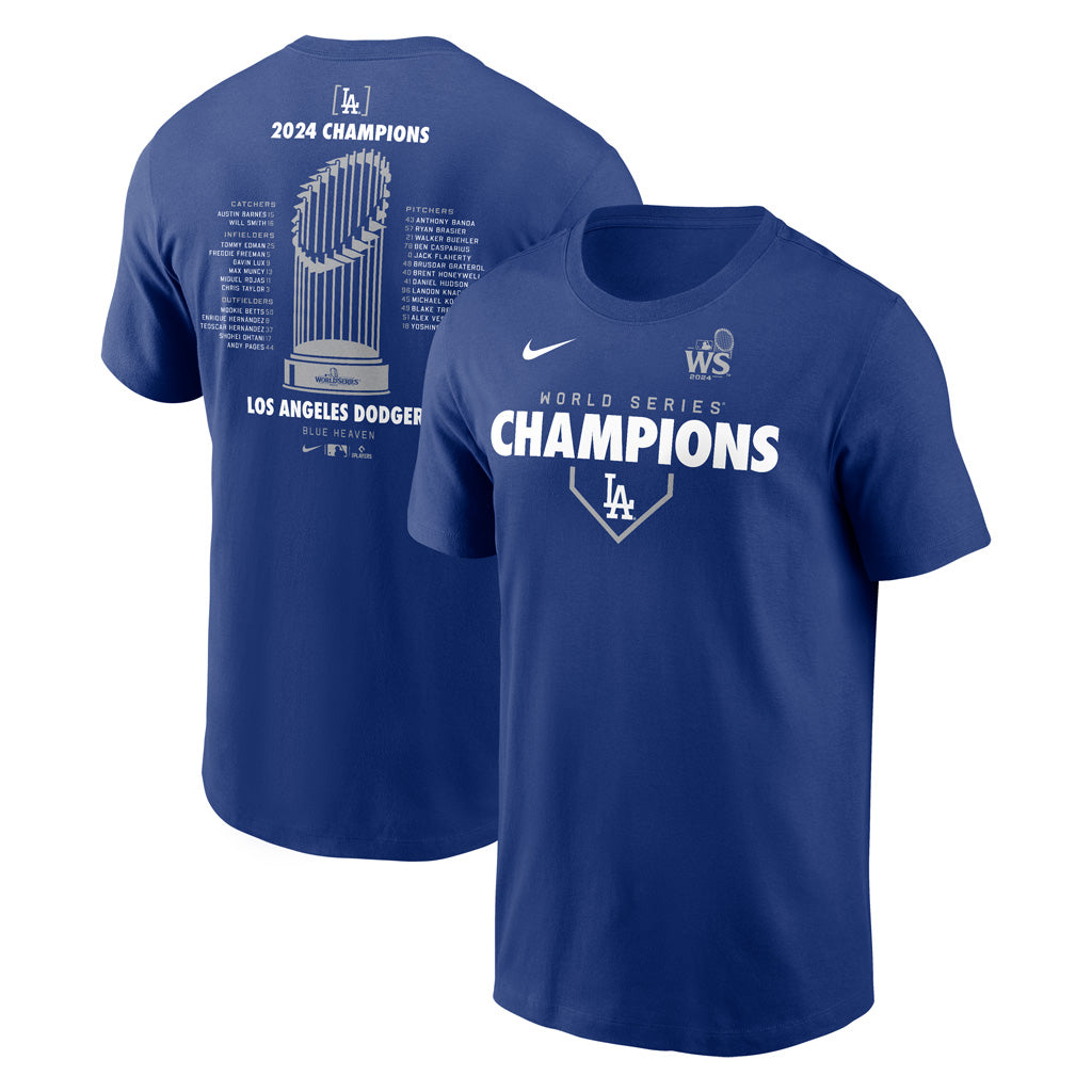 MLB Los Angeles Dodgers Nike 2024 World Series Champion Roster T-Shirt