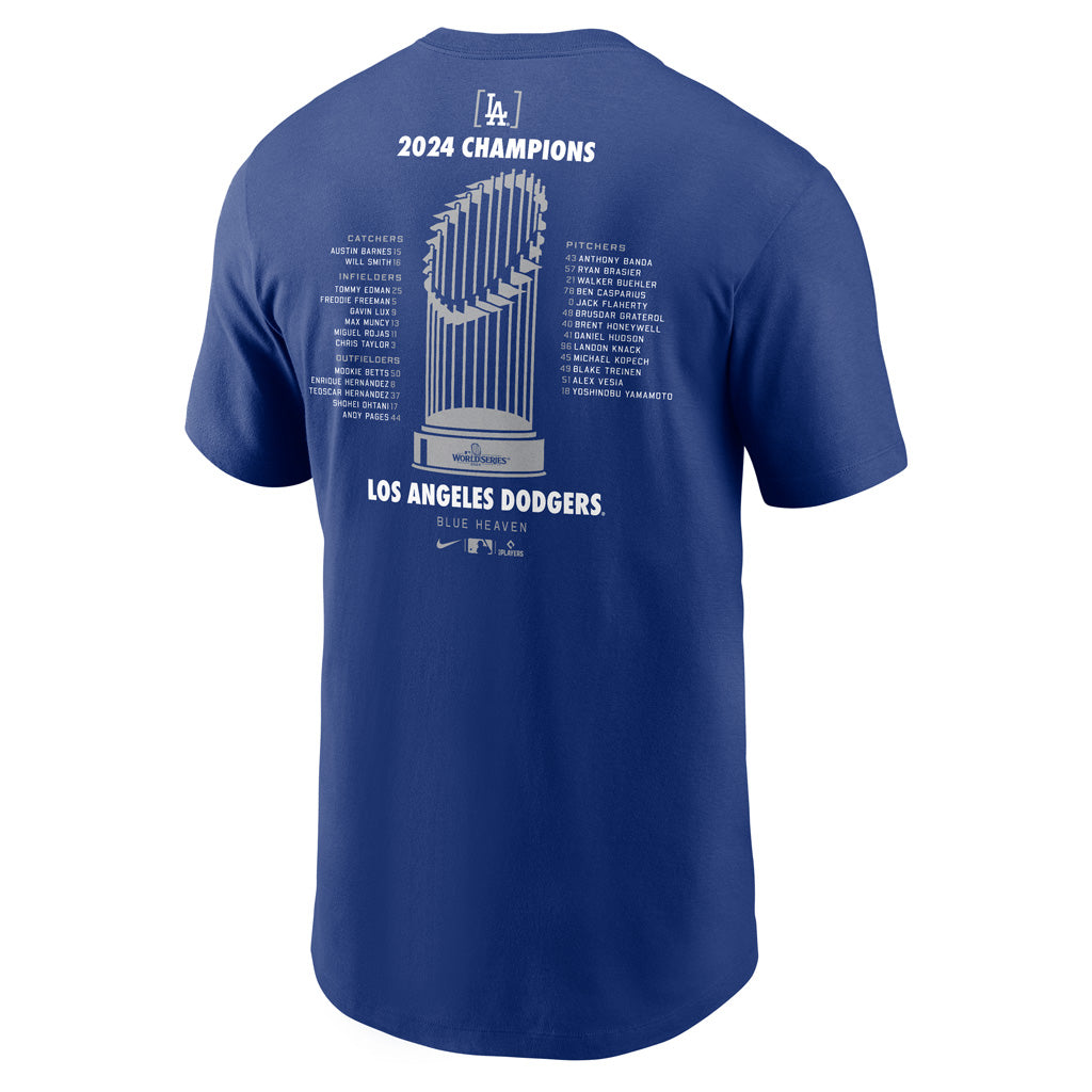 MLB Los Angeles Dodgers Nike 2024 World Series Champion Roster T-Shirt