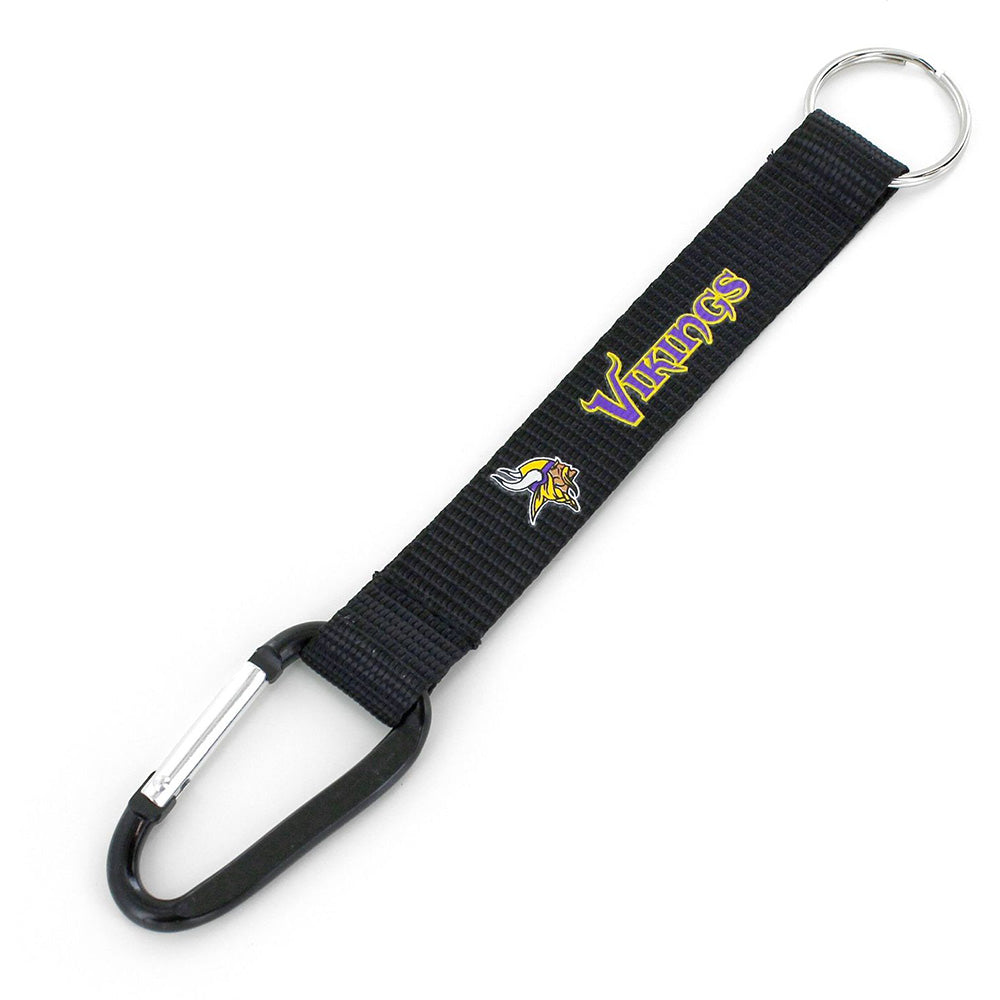 NFL Minnesota Vikings Aminco Carabiner Lanyard Keychain