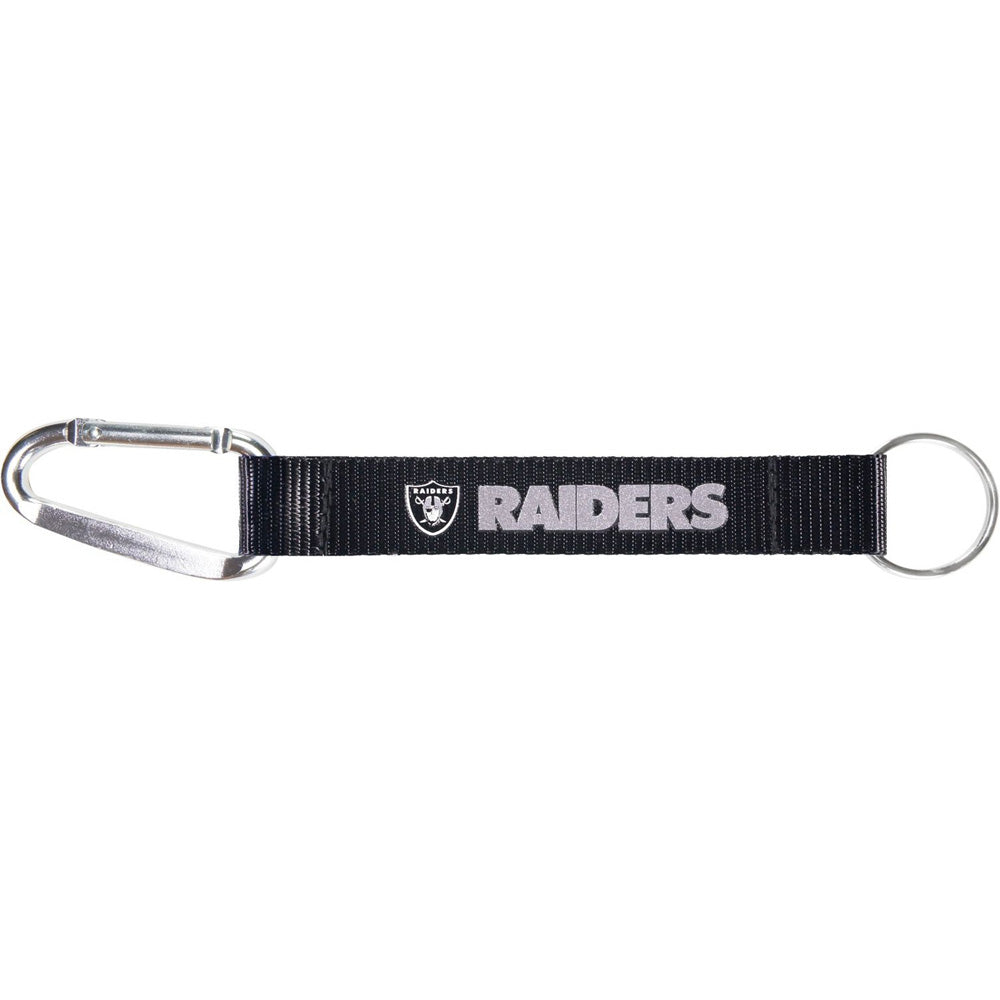 NFL Las Vegas Raiders Aminco Carabiner Lanyard Keychain