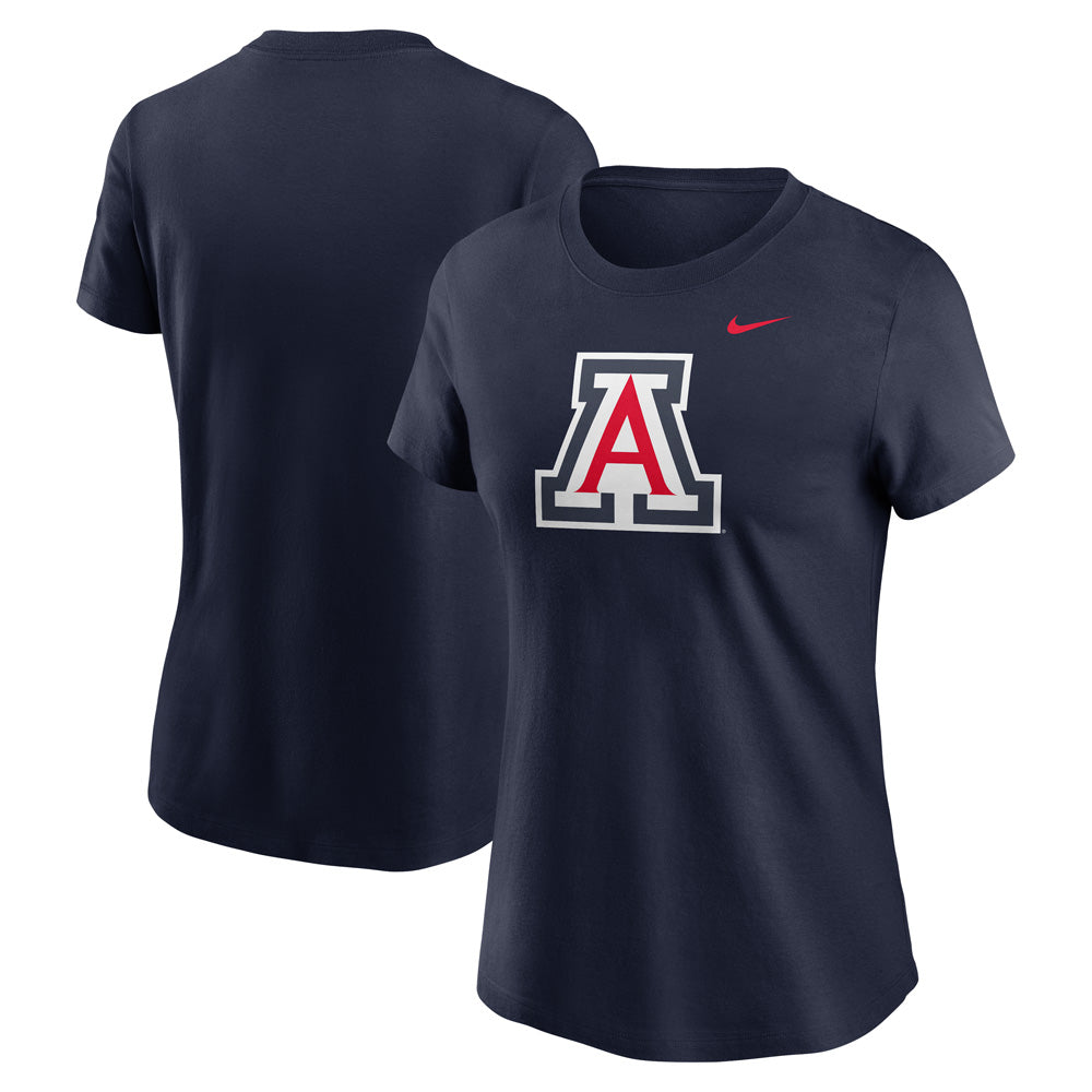 NCAA Arizona Wildcats Women&#39;s Nike Cotton Essential Logo Tee