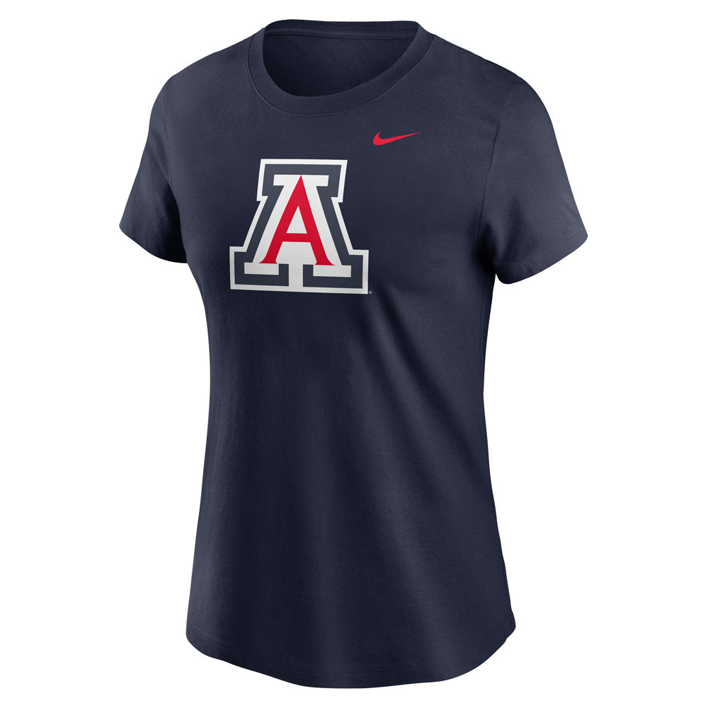 NCAA Arizona Wildcats Women&#39;s Nike Cotton Essential Logo Tee