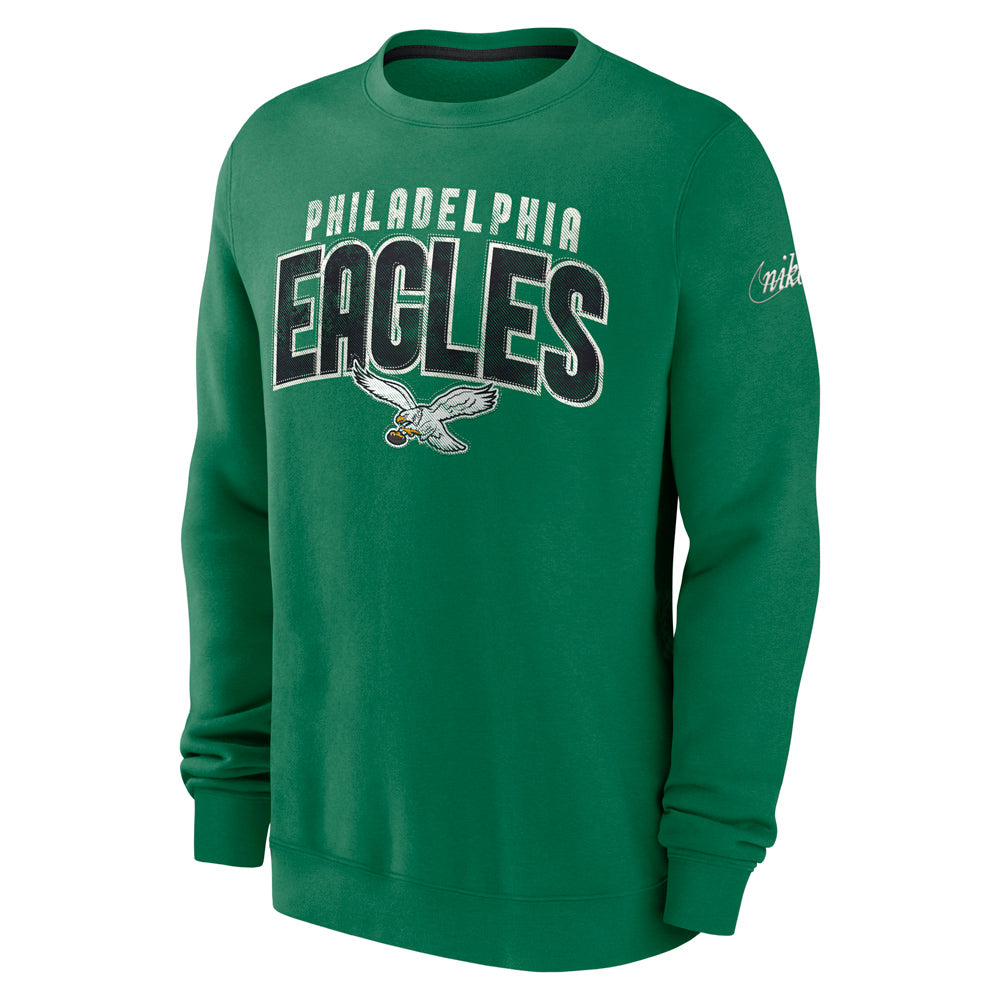 NFL Philadelphia Eagles Nike Rewind Club Crew Sweatshirt