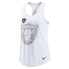 Nike Women's Denver Broncos Logo Tri-Blend White Tank Top