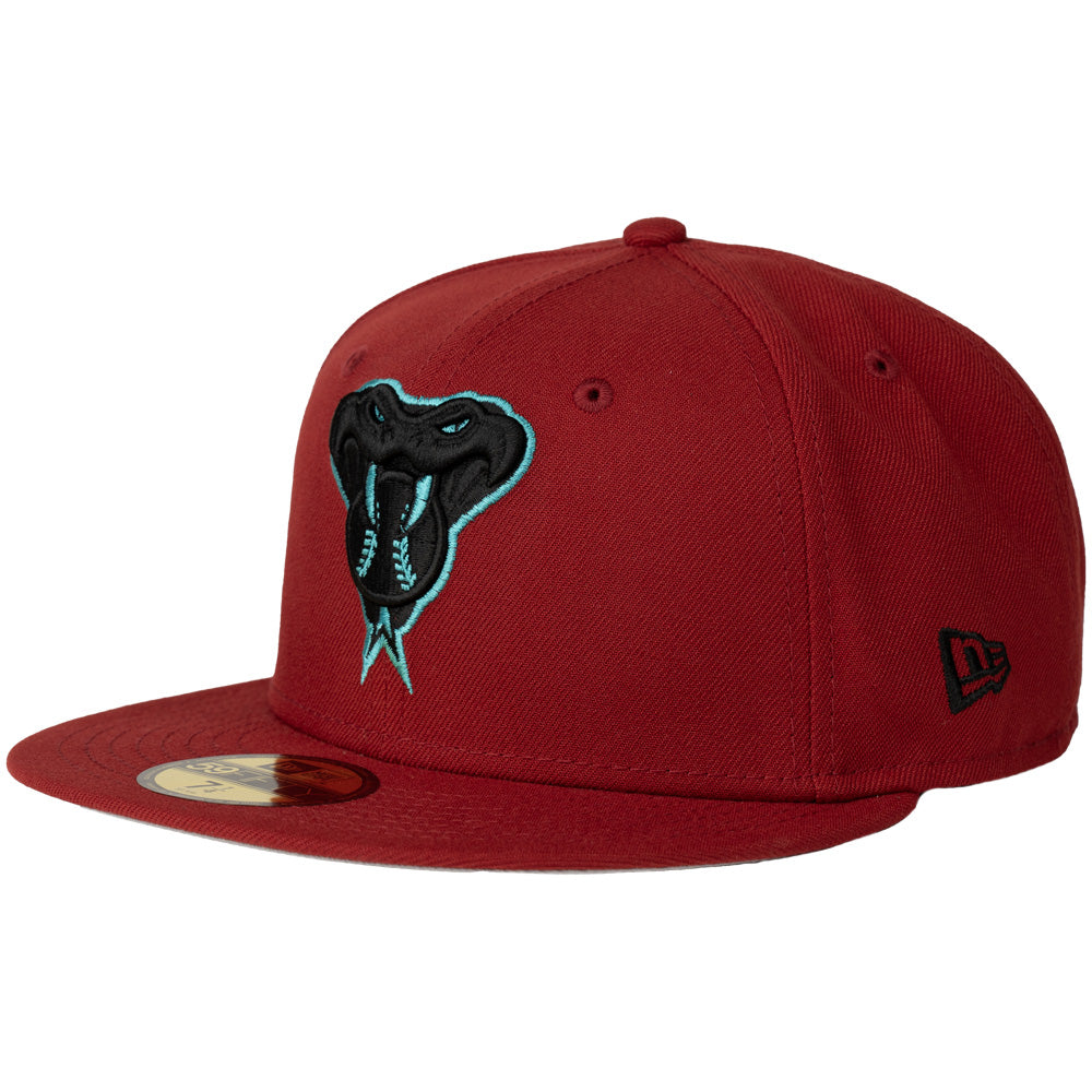 MLB Arizona Diamondbacks New Era Snakehead Teal Eyes Logo 59FIFTY Fitted