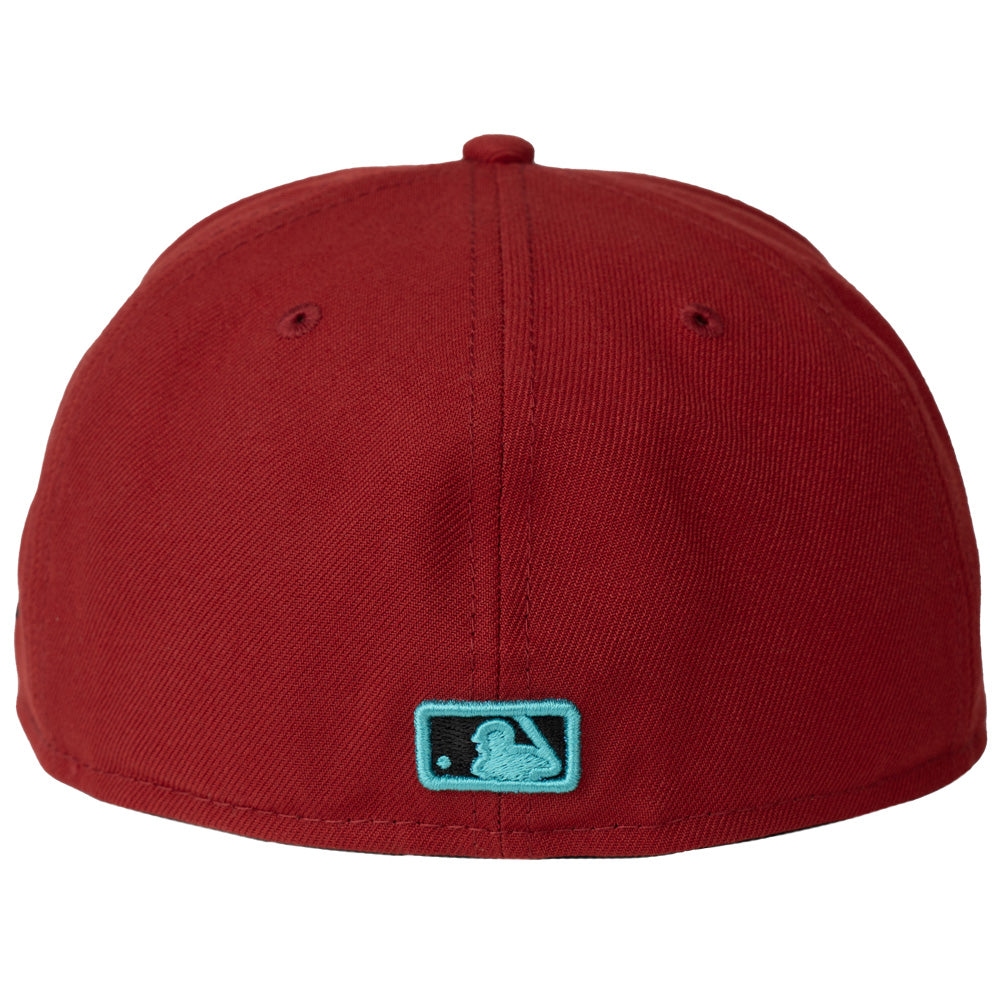 MLB Arizona Diamondbacks New Era Snakehead Teal Eyes Logo 59FIFTY Fitted