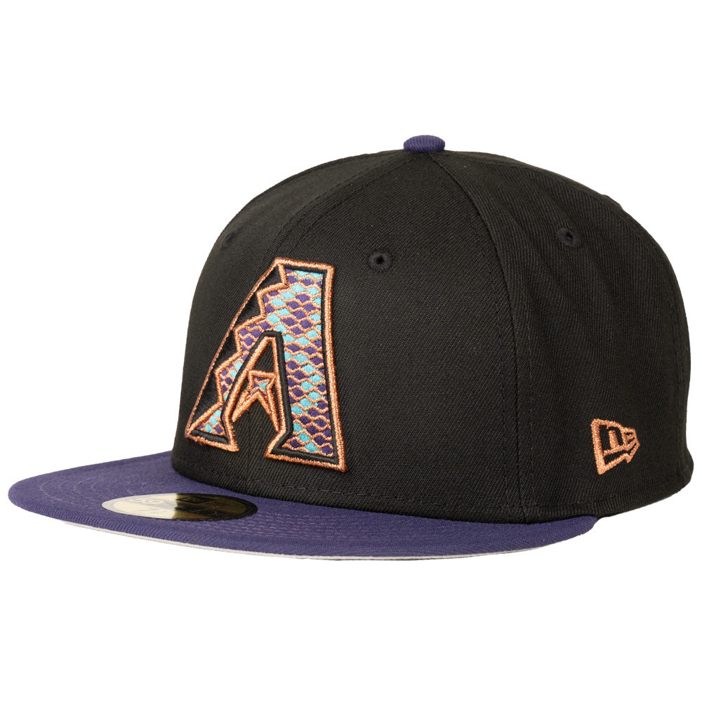 MLB Arizona Diamondbacks New Era Two-Tone Cooperstown Snakeskin 59FIFTY Fitted