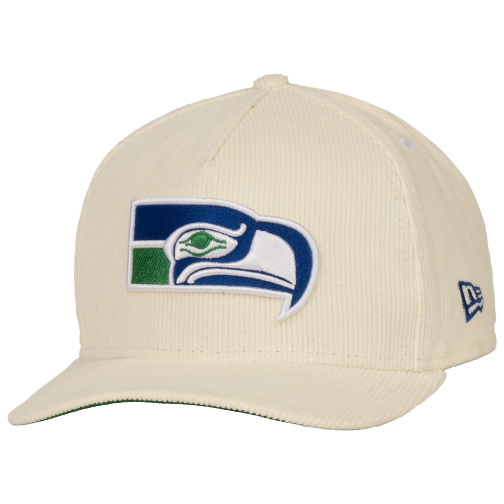 NFL Seattle Seahawks New Era Chrome Corduroy A-Frame 9FIFTY Snapback Hat