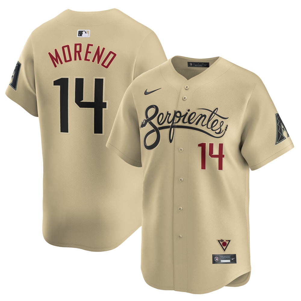 MLB Arizona Diamondbacks Gabriel Moreno Nike City Connect Limited Jersey