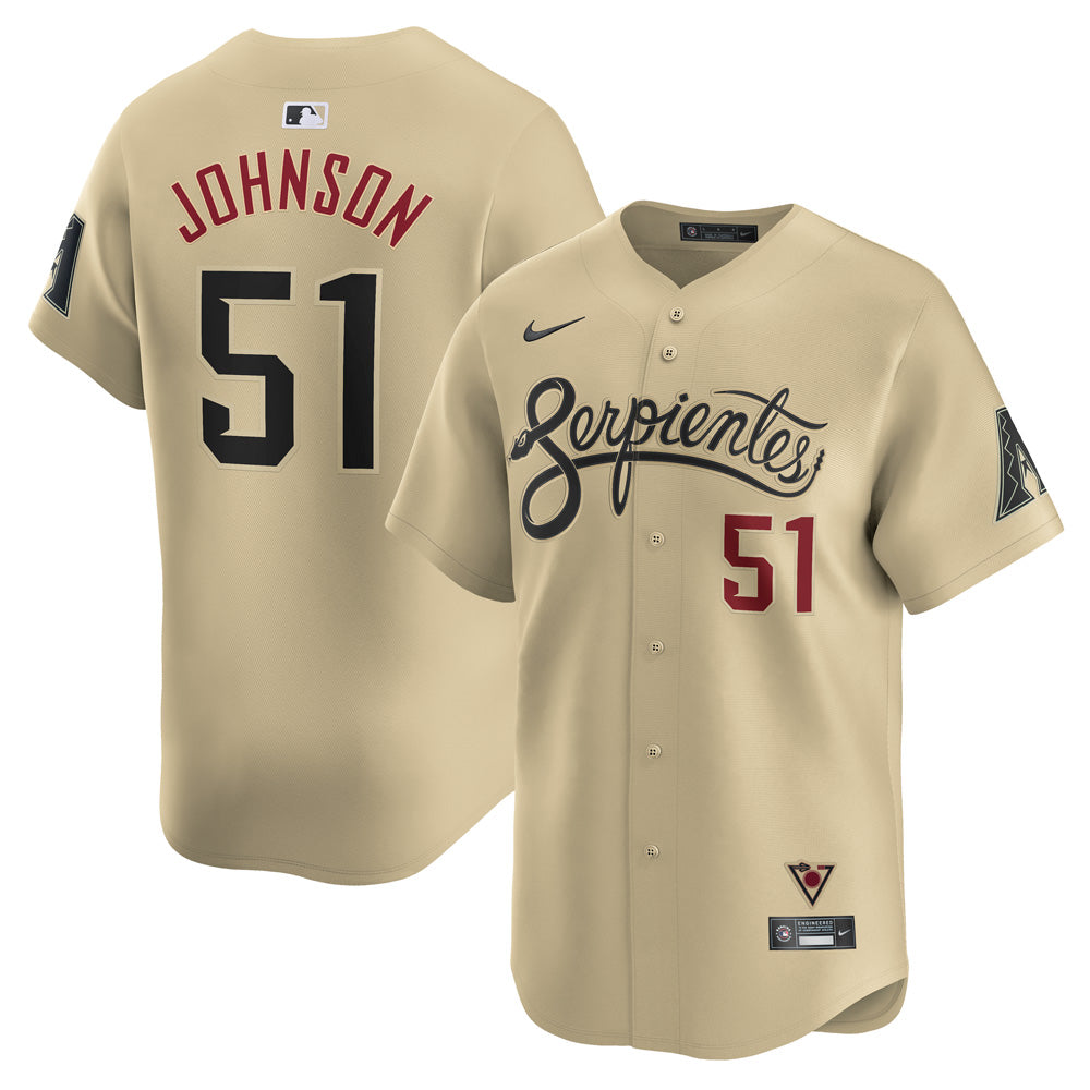 MLB Arizona Diamondbacks Randy Johnson Nike City Connect Limited Jersey