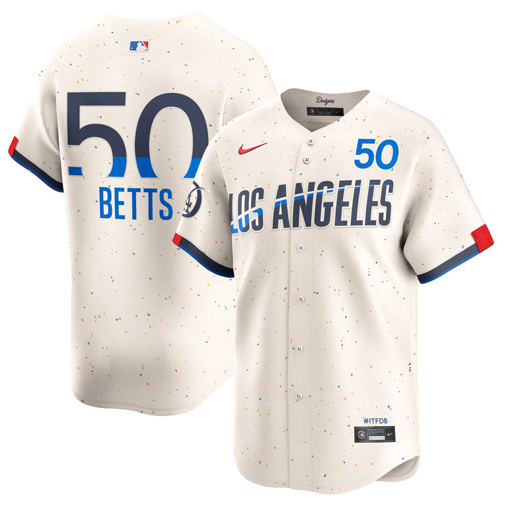 MLB Los Angeles Dodgers Mookie Betts Nike 2024 City Connect Limited Jersey