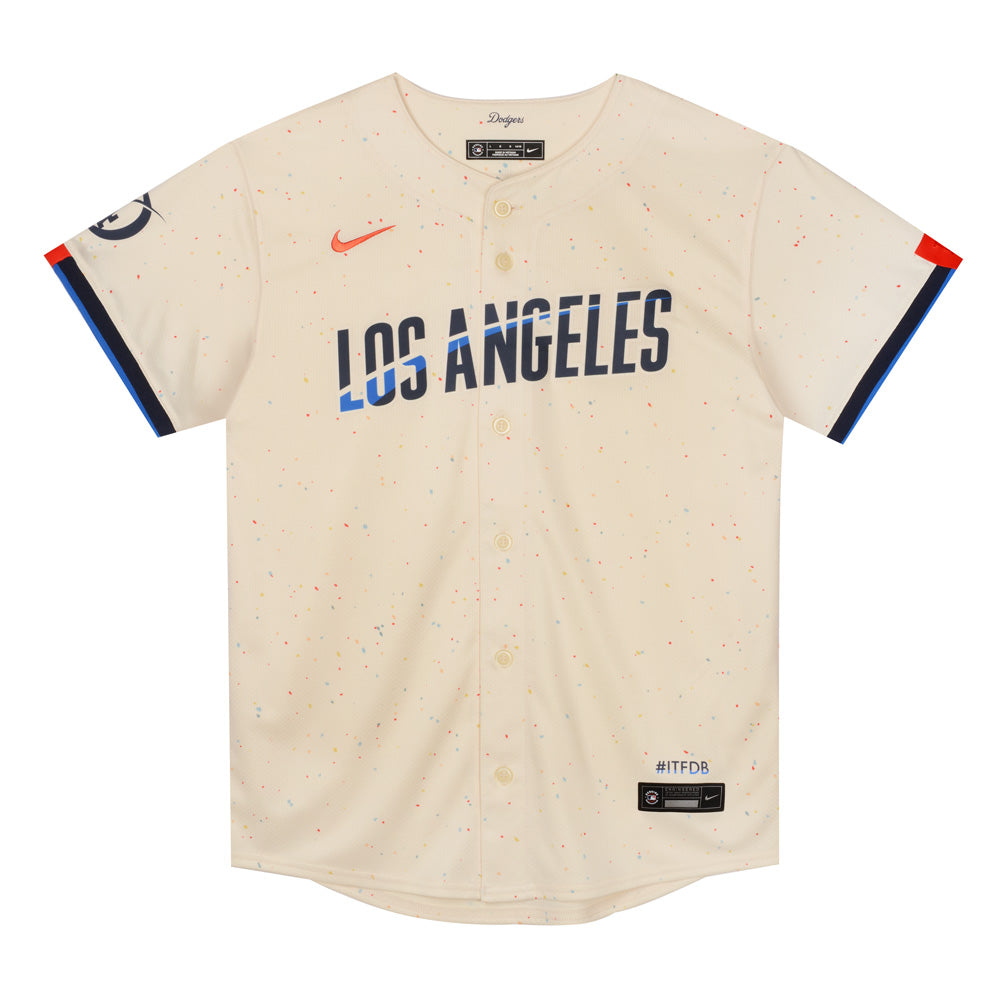 MLB Los Angeles Dodgers Kid Nike City Connect Limited Jersey