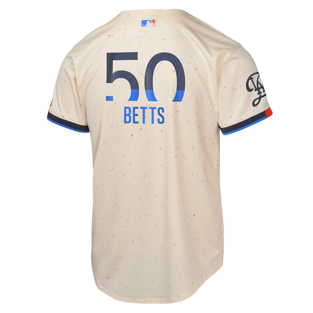 MLB Los Angeles Dodgers Mookie Betts Nike Youth City Connect Limited Jersey