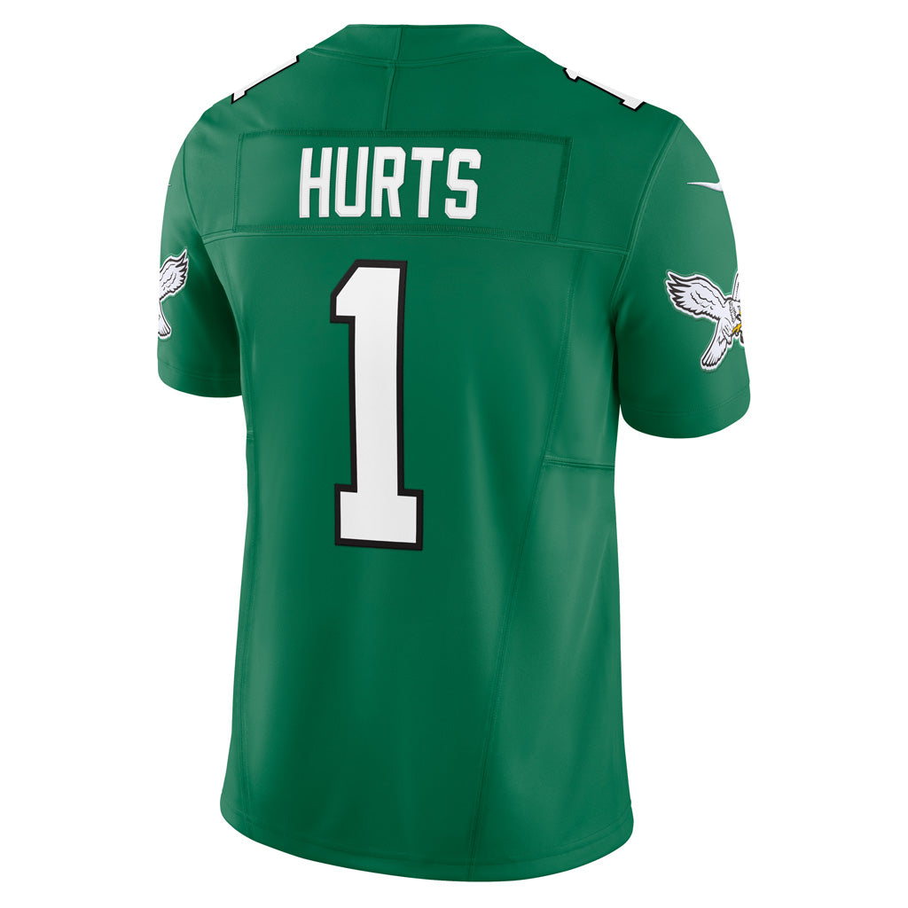 NFL Philadelphia Eagles Jalen Hurts Nike Throwback Vapor F.U.S.E Limited Jersey