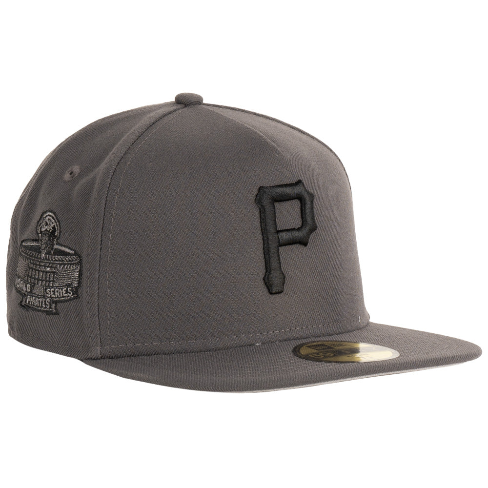 MLB Pittsburgh Pirates New Era Carbon A-Frame 59FIFTY Fitted