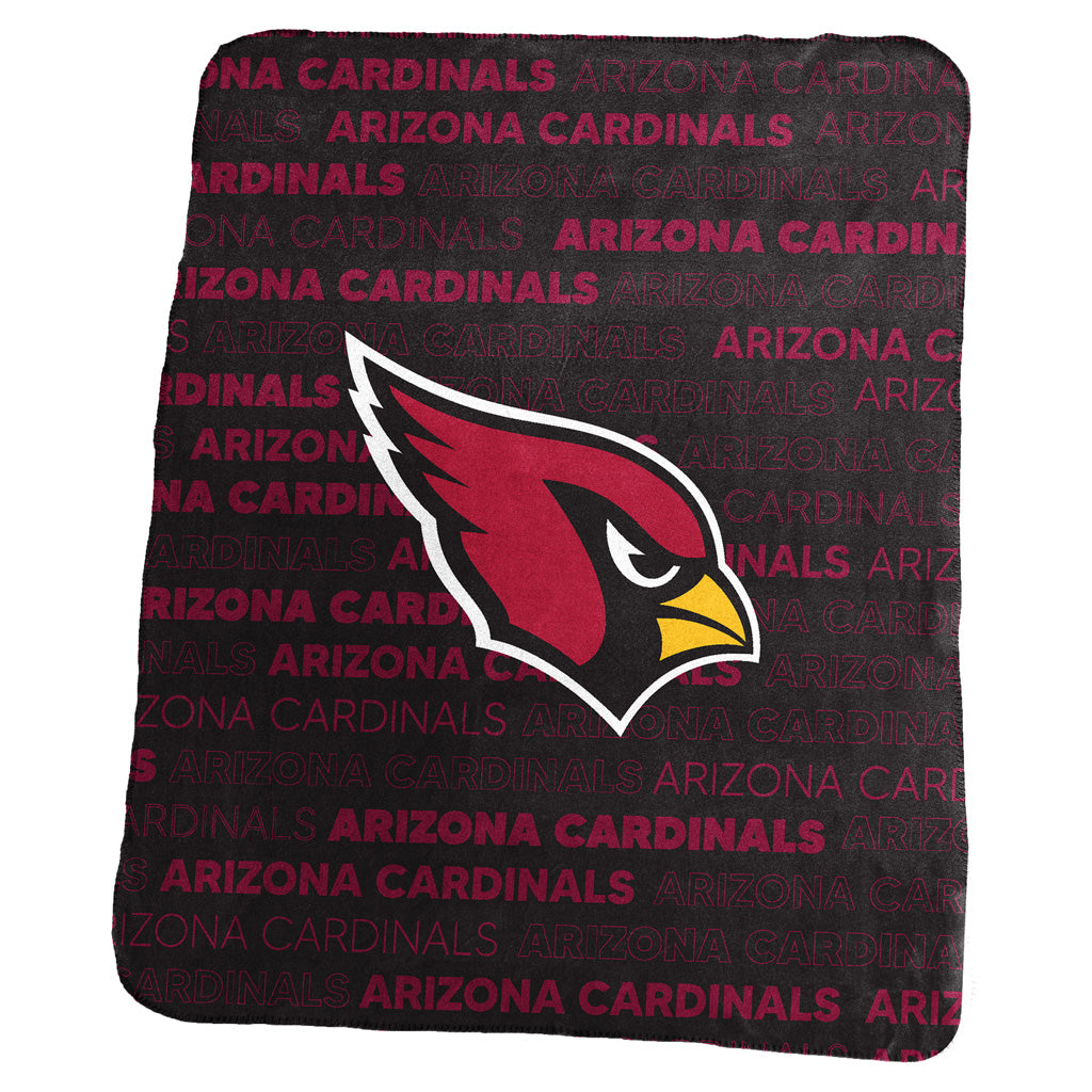 NFL Arizona Cardinals Logo Brands 50x60 Classic Fleece Blanket