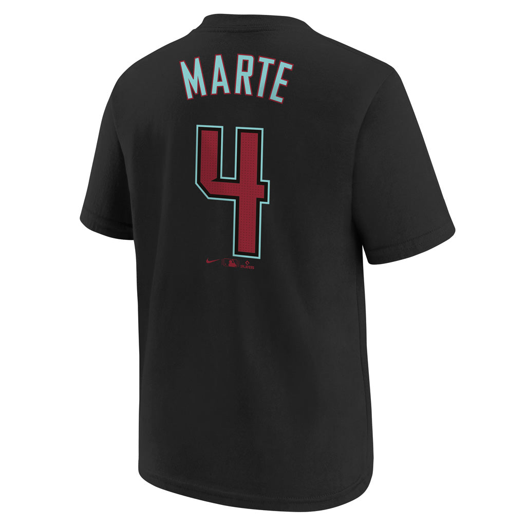 MLB Arizona Diamondbacks Ketel Marte Youth Nike Name &amp; Number T-Shirt