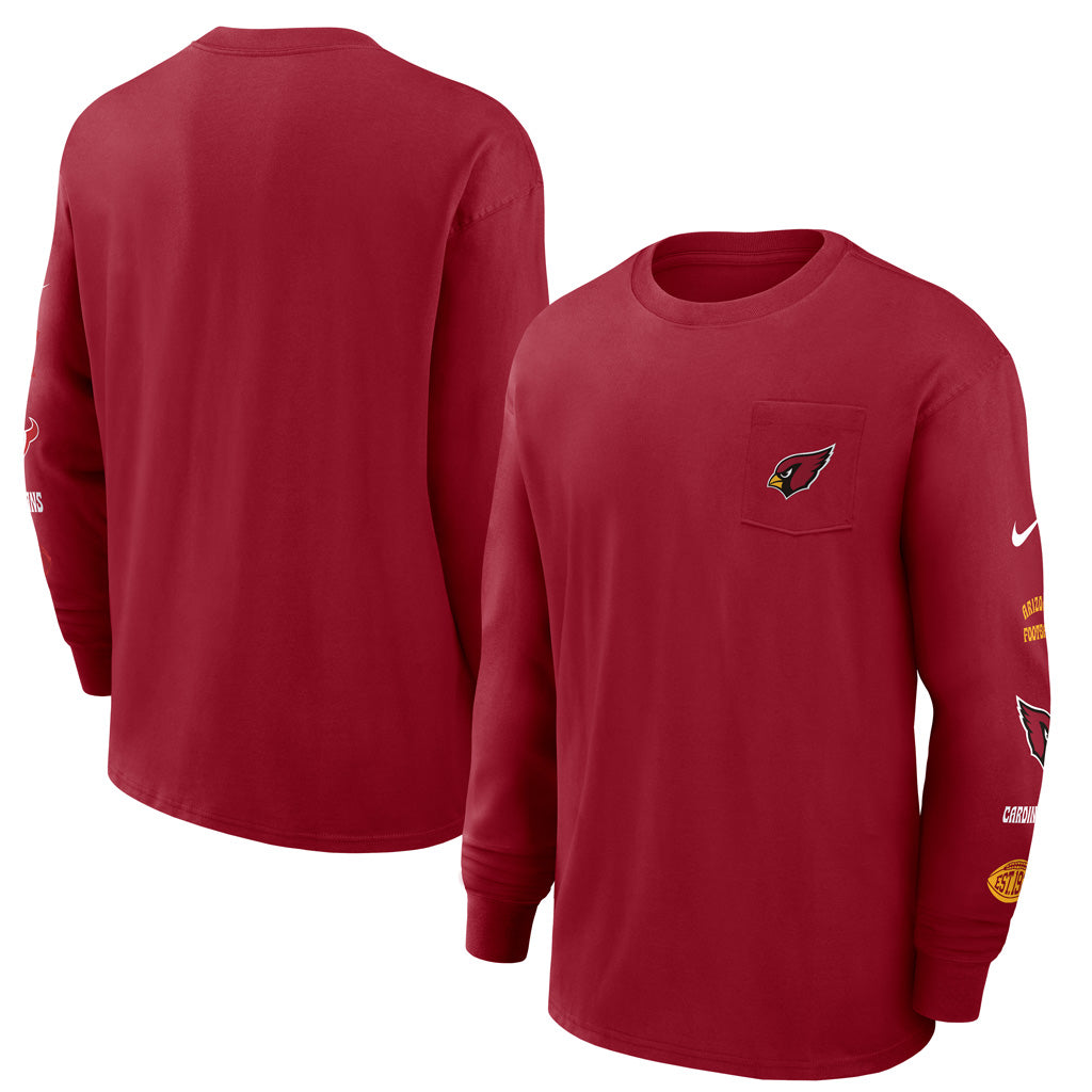 NFL Arizona Cardinals Nike Pocket Max90 Long Sleeve T-Shirt