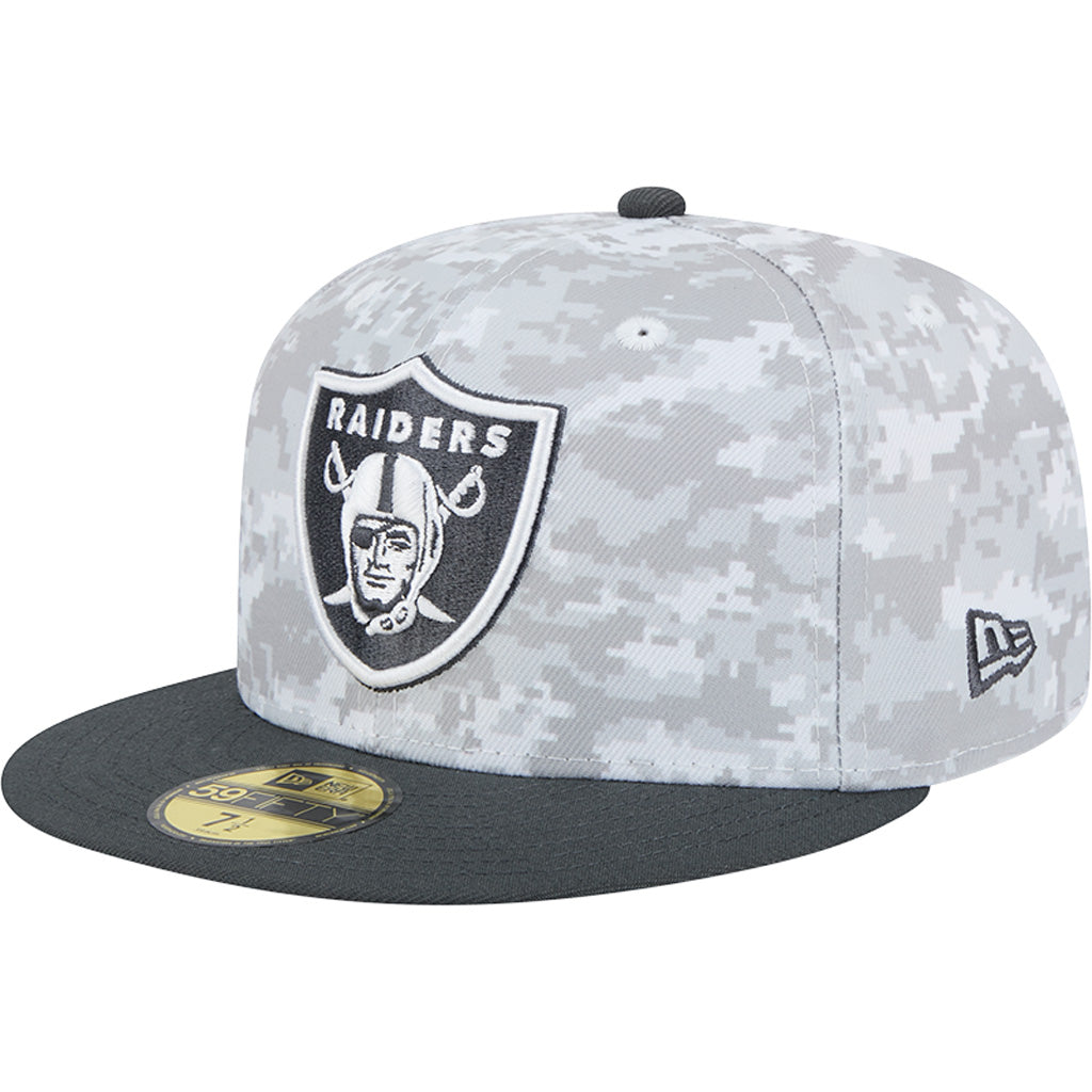 NFL Las Vegas Raiders New Era 2024 Salute to Service 59FIFTY Fitted Hat