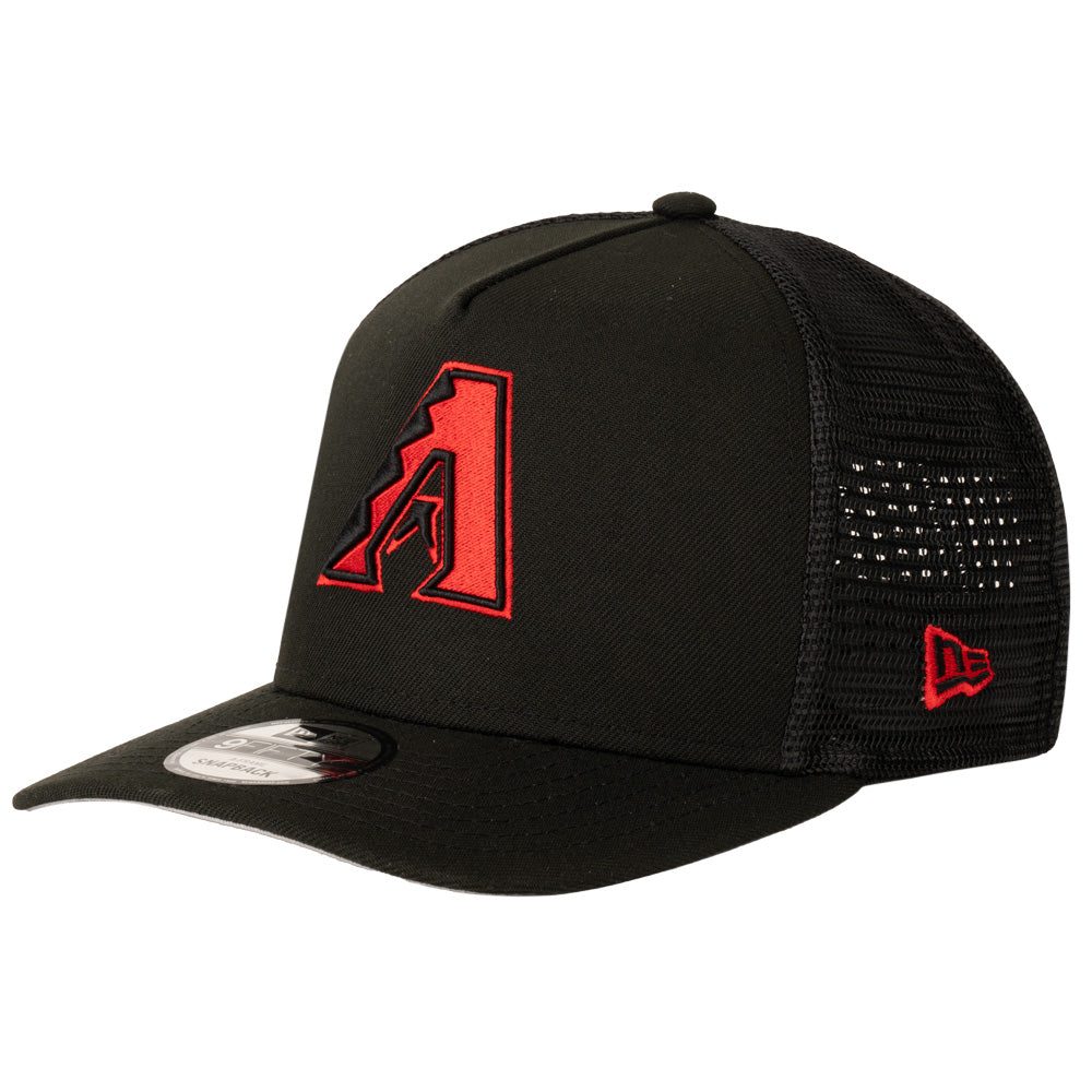 MLB Arizona Diamondbacks New Era Red Pearl A-Frame 9FIFTY Trucker Snapback Hat