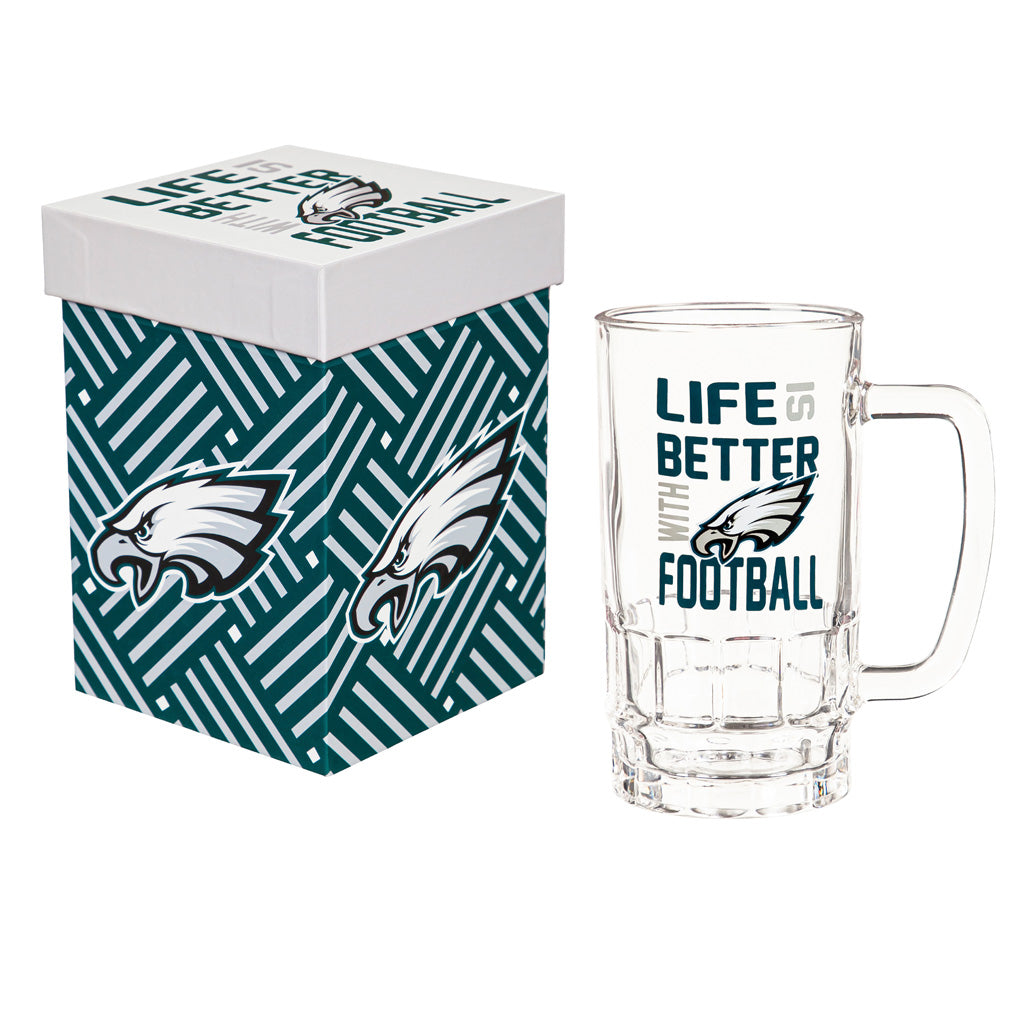 NFL Philadelphia Eagles Evergreen 18oz Boxed Tankard