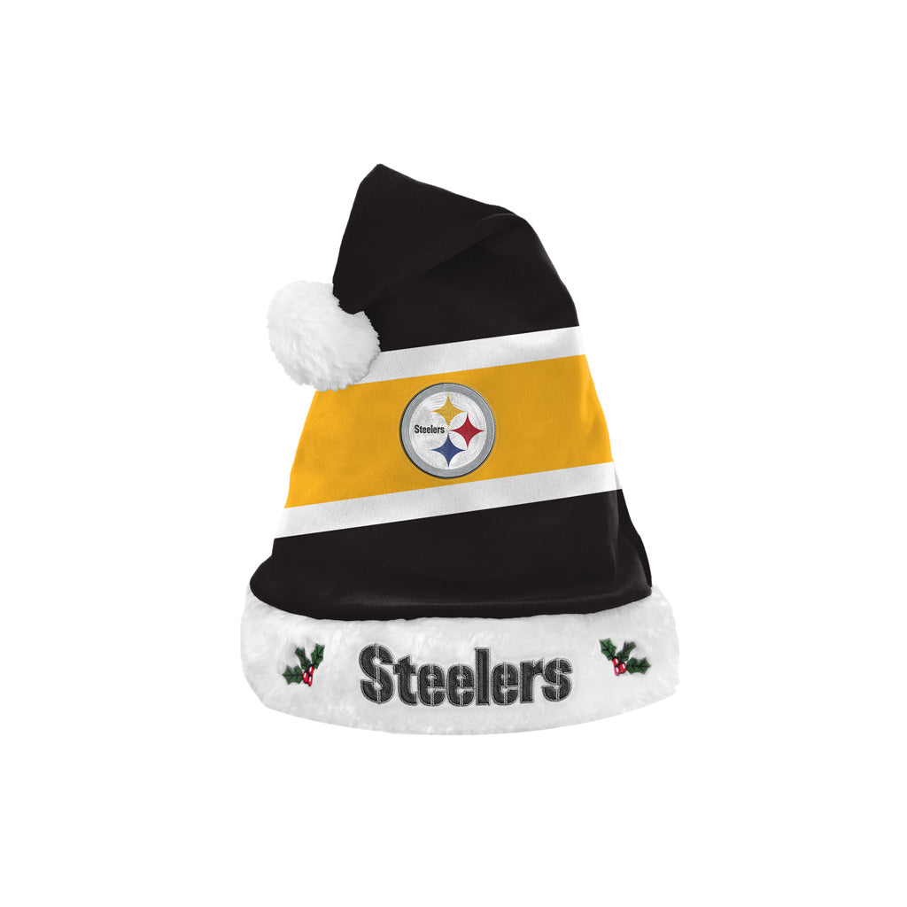 NFL Pittsburgh Steelers FOCO Basic Santa Hat