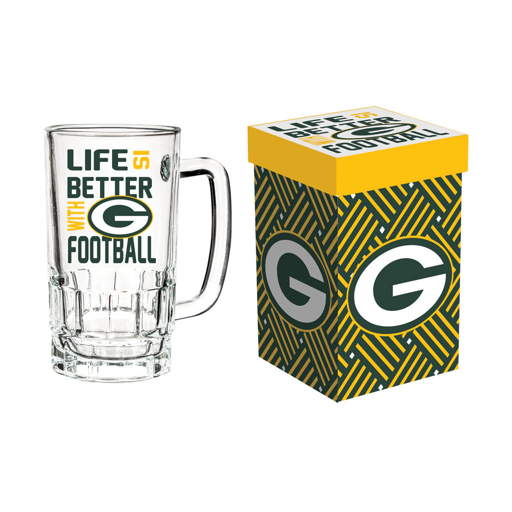 NFL Green Bay Packers Evergreen 18oz Boxed Tankard