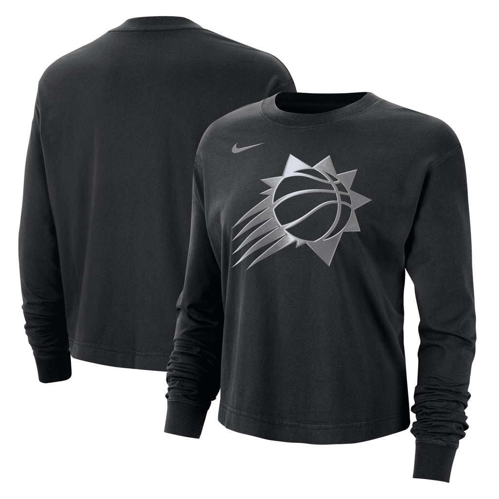 NBA Phoenix Suns Women&#39;s Nike Shine Boxy Long Sleeve T-Shirt