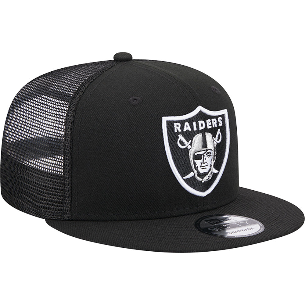 NFL Las Vegas Raiders New Era Trucker 9FIFTY Snapback