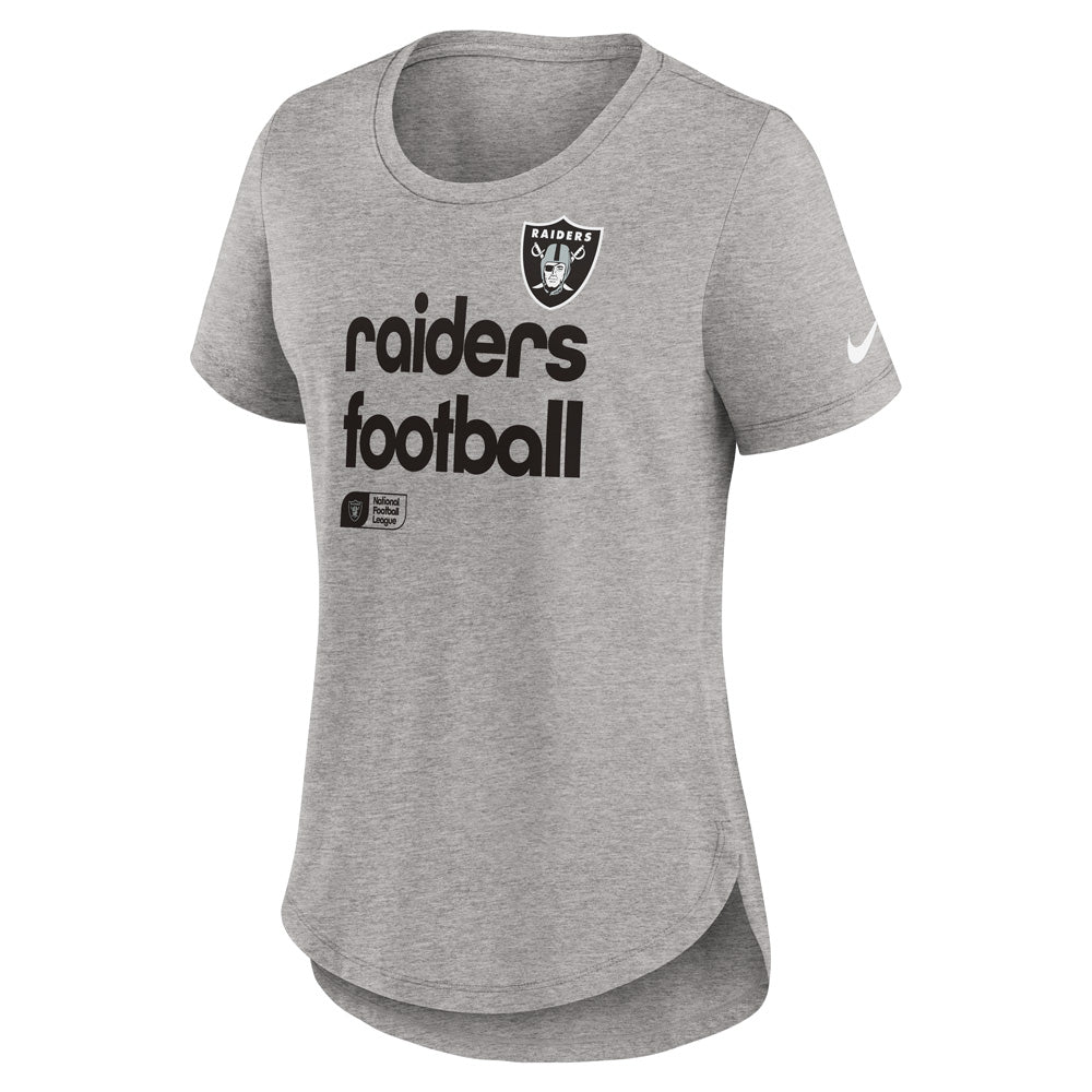 NFL Las Vegas Raiders Women&#39;s Nike Triblend Fashion Tee