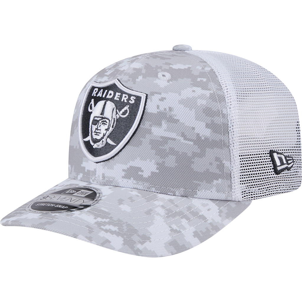 NFL Las Vegas Raiders New Era 2024 Salute to Service 9SEVENTY Stretch-Snapback Hat