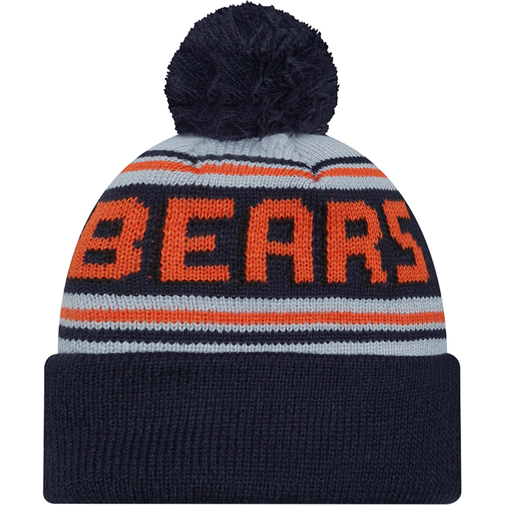 NFL Chicago Bears New Era Pom Wordmark Knit Hat