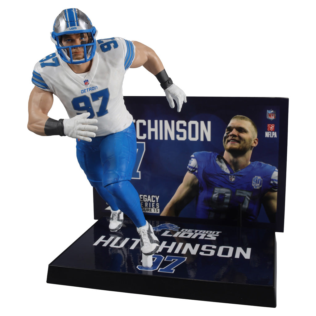 NFL Detroit Lions Aiden Hutchinson McFarlane 7&quot; Platinum Collectible Figure