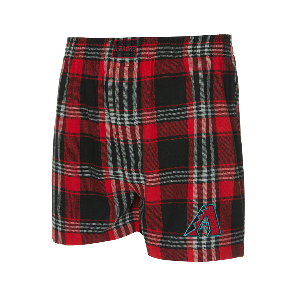 MLB Arizona Diamondbacks College Concepts Region Boxer Shorts - Black