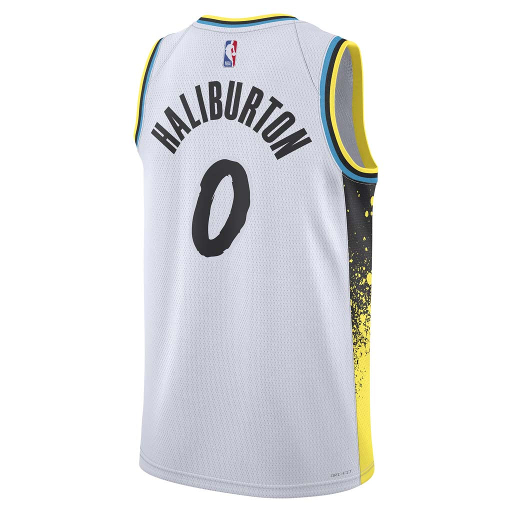 NBA Indiana Pacers Tyrese Halliburton Nike 2024/25 City Edition Swingman Jersey