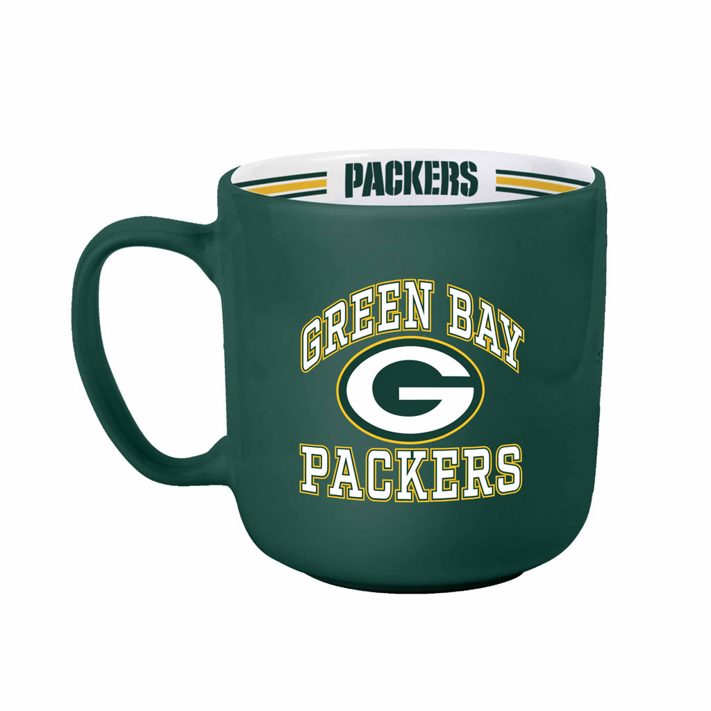 NFL Green Bay Packers Logo Brands 15oz Stripe Mug