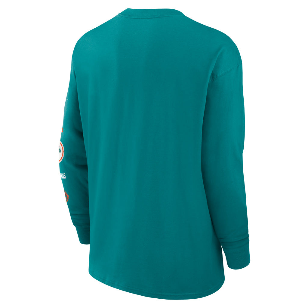 NFL Miami Dolphins Nike Pocket Max90 Long Sleeve T-Shirt