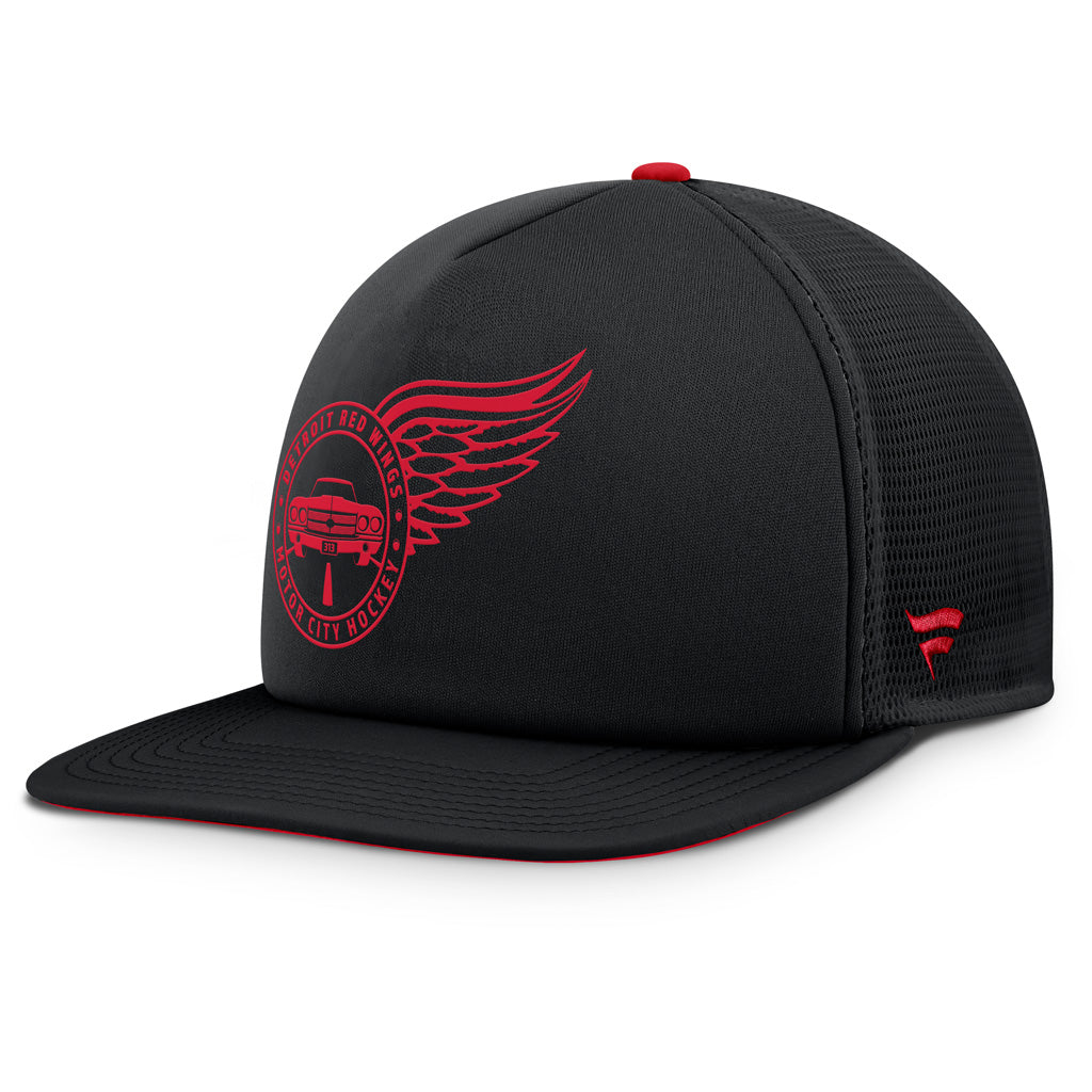 NHL Detroit Red Wings Fanatics Hometown Foam Snapack Hat