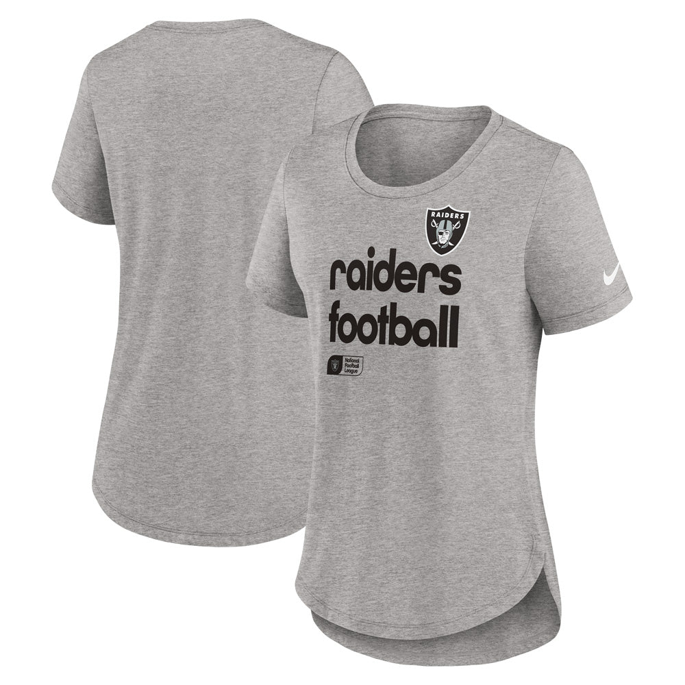 NFL Las Vegas Raiders Women&#39;s Nike Triblend Fashion Tee