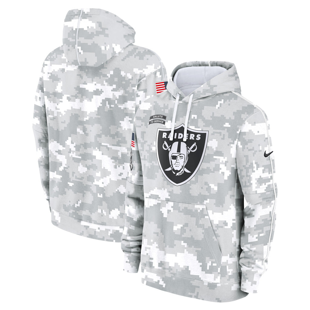 NFL Las Vegas Raiders Nike 2024 Salute to Service Club Hoodie