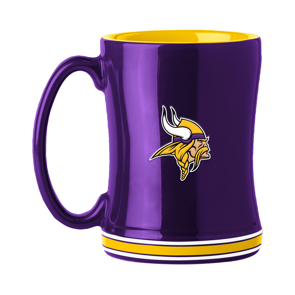 NFL Minnesota Vikings Logo Brands Relief Mug