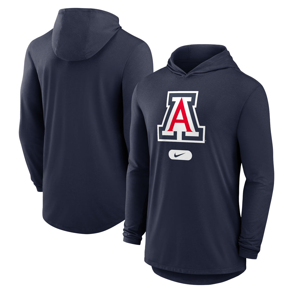 NCAA Arizona Wildcats Nike Primary Logo Lightweight Hoodie - Navy