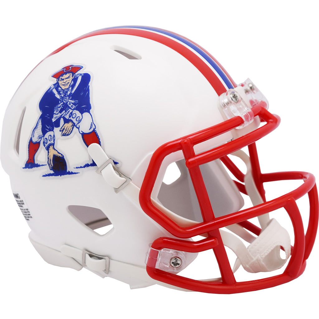 NFL New England Patriots Riddell &#39;90 Throwback Mini Speed Helmet