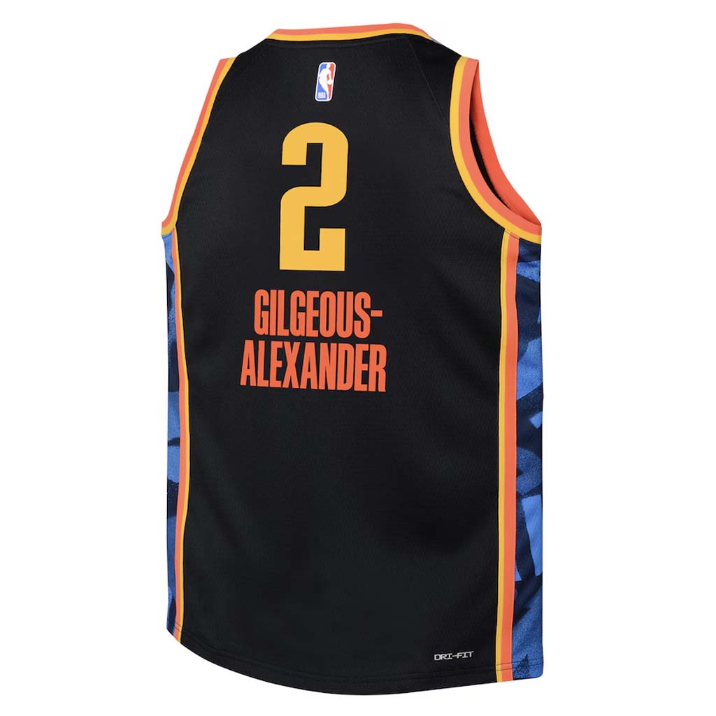 NBA Oklahoma City Thunder Shai Gilgeous-Alexander Youth Nike 2024/25 City Edition Swingman Jersey