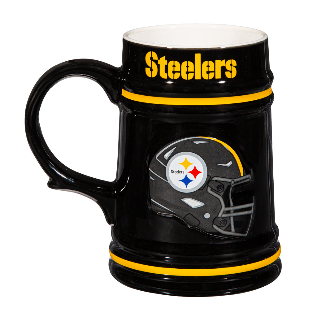 NFL Pittsburgh Steelers Evergreen 24oz Ceramic Stein Cup