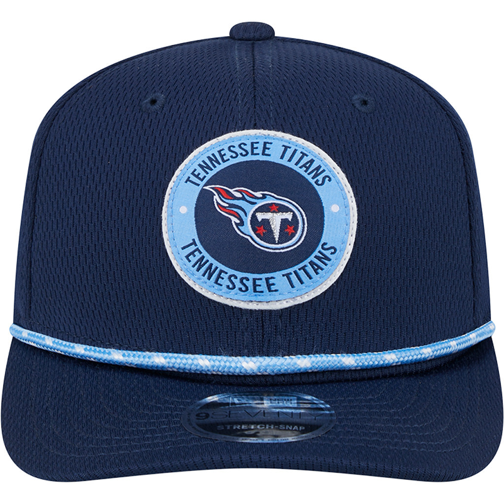 NFL Tennessee Titans New Era 2024/25 Sideline 9SEVENTY Stretch Snapback Hat