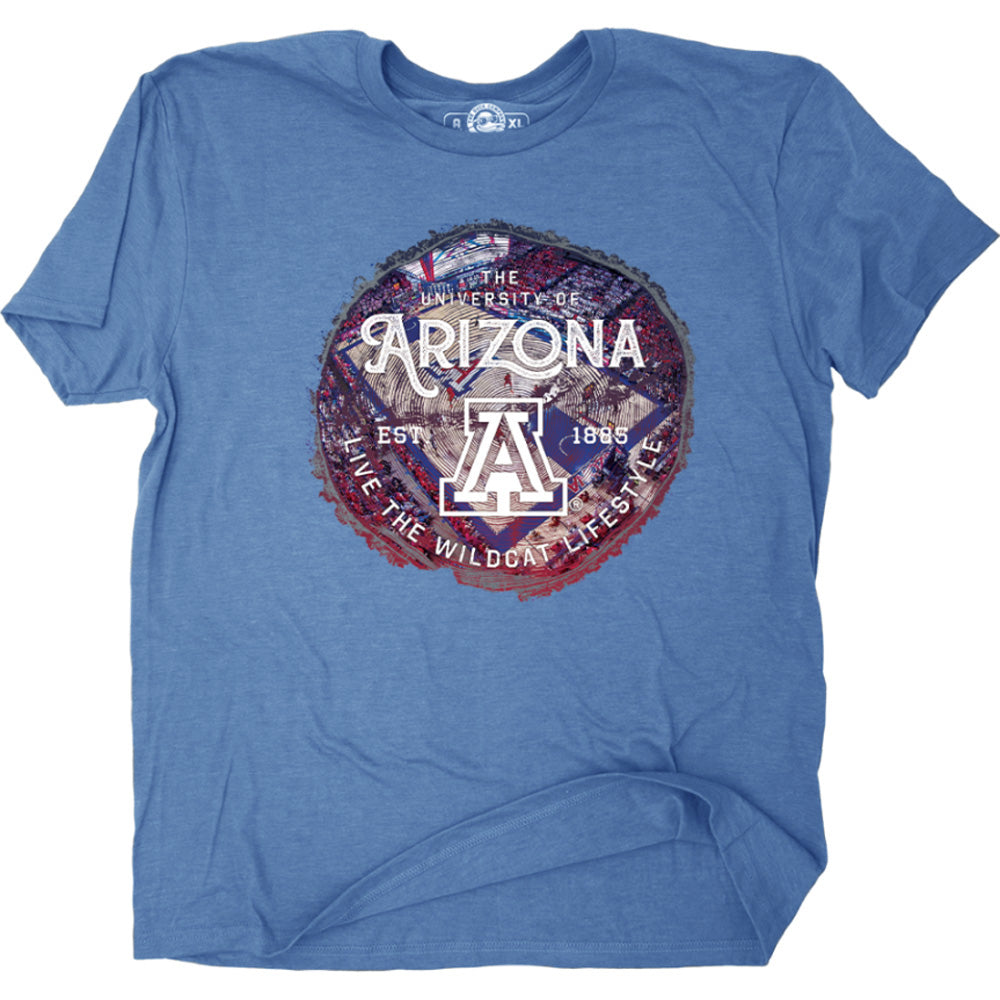 NCAA Arizona Wildcats The Duck Company Campus Stump Tee