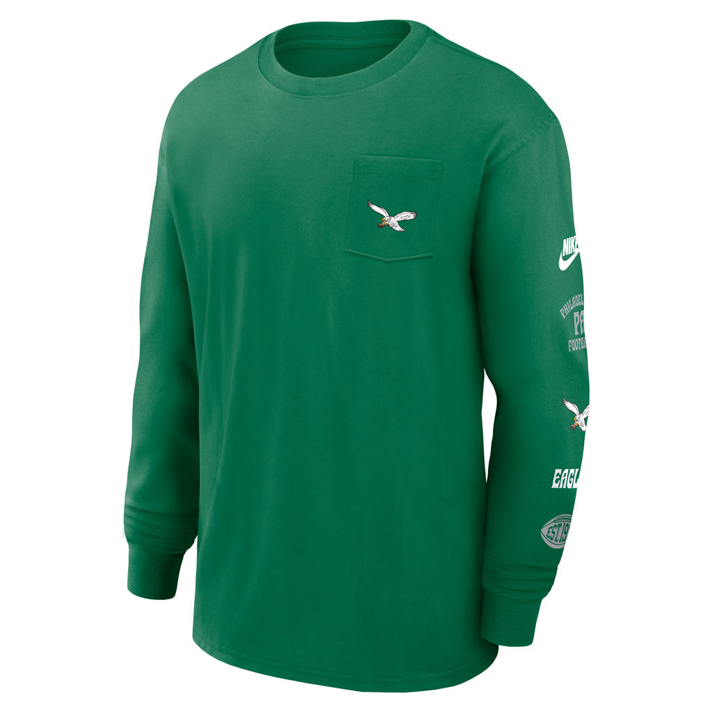 NFL Philadelphia Eagles Nike Pocket Max90 Long Sleeve T-Shirt